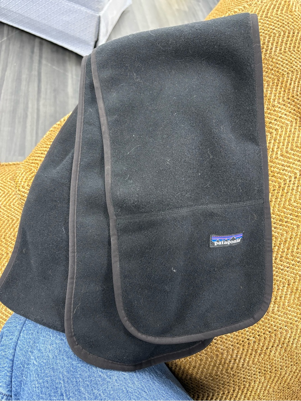 Patagonia fleece scarf